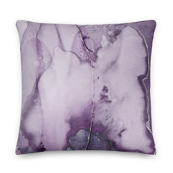Premium Pillow - "Beautiful Marble - 3 - Amethyst"