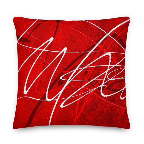 Premium Pillow - "Passion Red - 3"