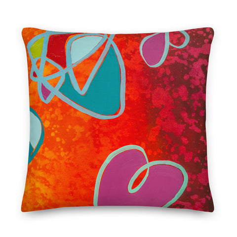 Premium Pillow - "Happy - 4"