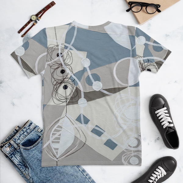 Women's T-shirt  "Linen & Gray - 2"