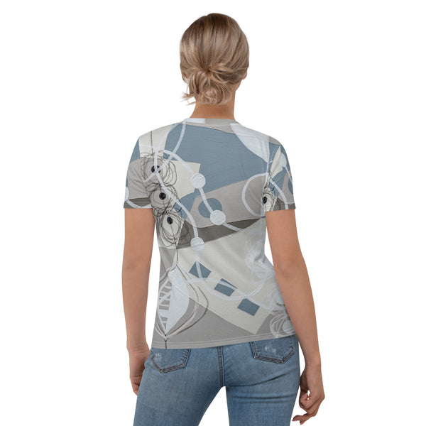 Women's T-shirt  "Linen & Gray - 2"