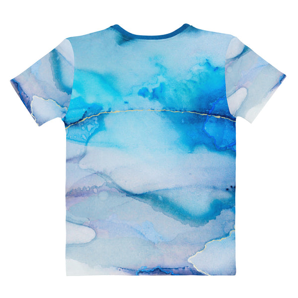 Women's T-shirt  "Beautiful Marble - blue"