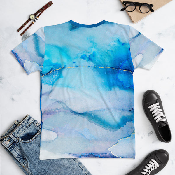 Women's T-shirt  "Beautiful Marble - blue"