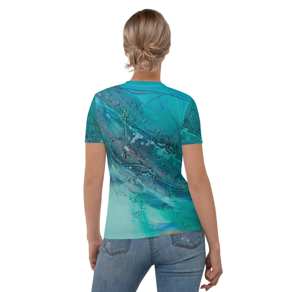 Women's T-shirt "Complete Serenity 2 Aqua"