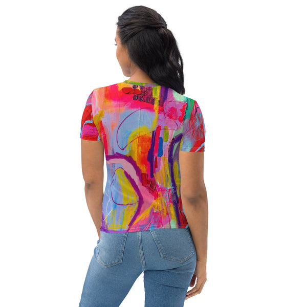 Women's T-shirt "Destination Happiness - 1"