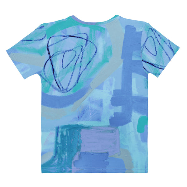 Women's T-shirt "Periwinkle & Aquamarine - 2"