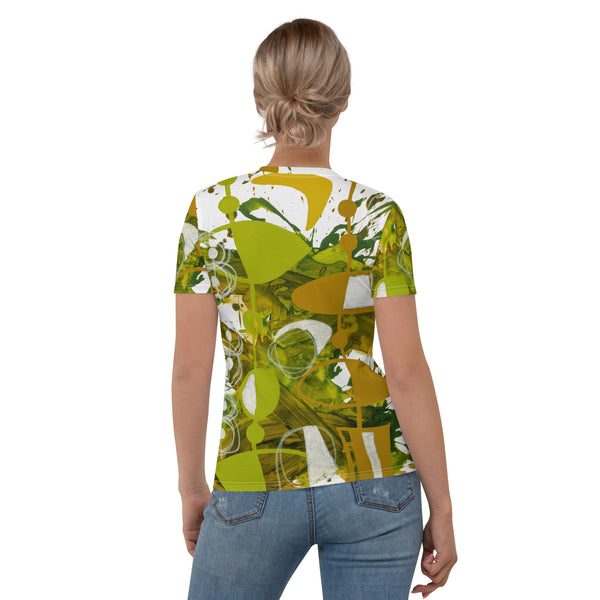 Women's T-shirt "Chartreuse & Yellow Ochre 3"