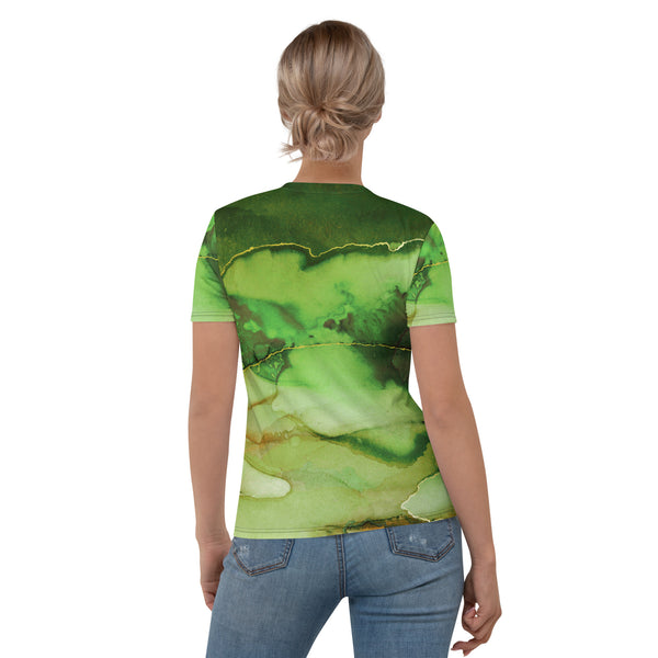 Women's T-shirt "Beautiful Marble - Jade"