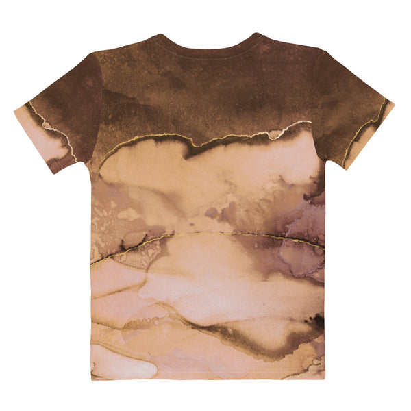 Women's T-shirt "Beautiful Marble - Warm Neutral"