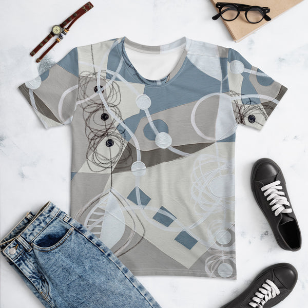 Women's T-shirt  "Linen & Gray - 2"