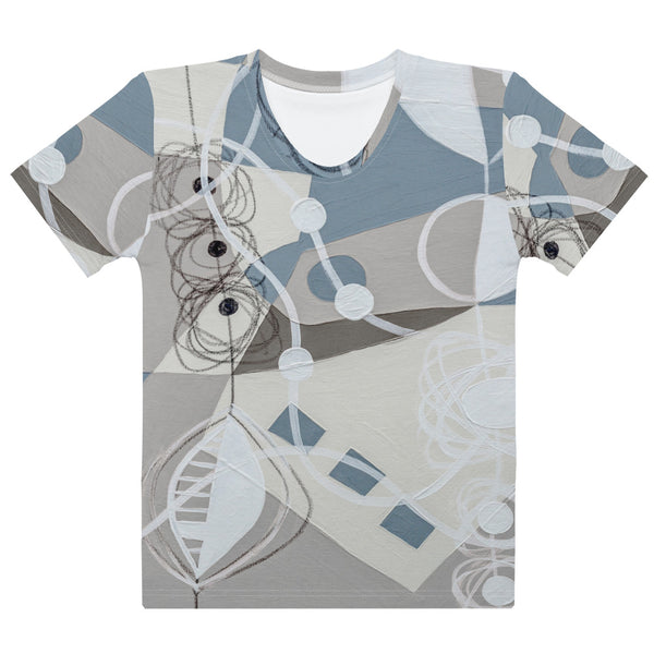 Women's T-shirt  "Linen & Gray - 2"