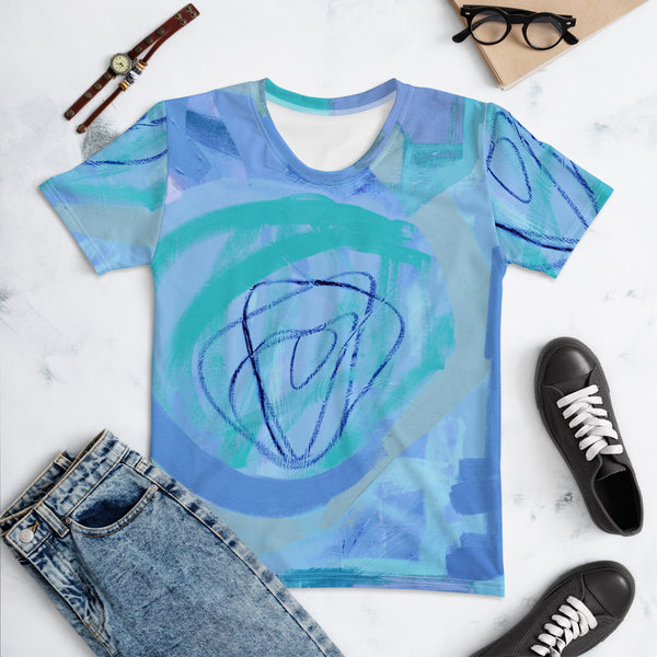 Women's T-shirt "Periwinkle & Aquamarine - 2"