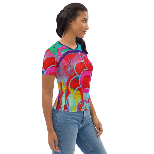 Women's T-shirt "Destination Happiness - 1"