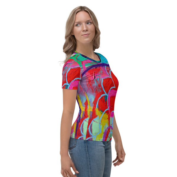 Women's T-shirt "Destination Happiness - 1"