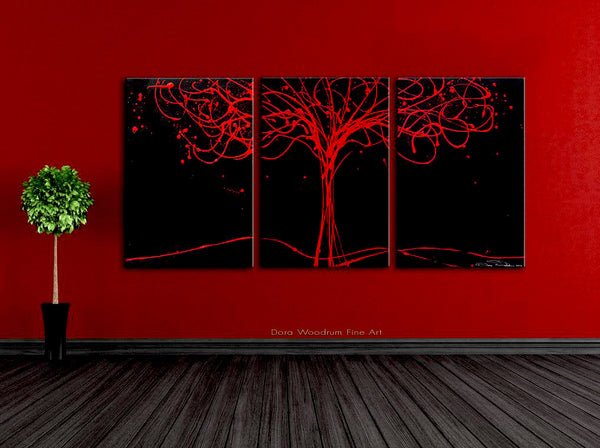 Tree of Life - Black & Red