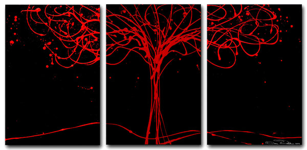 Tree of Life - Black & Red