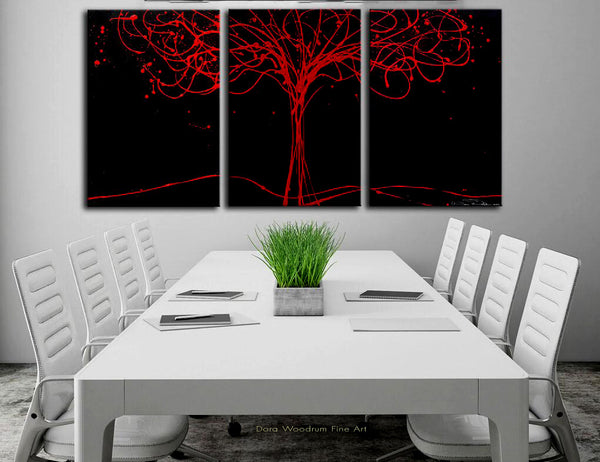 Tree of Life - Black & Red